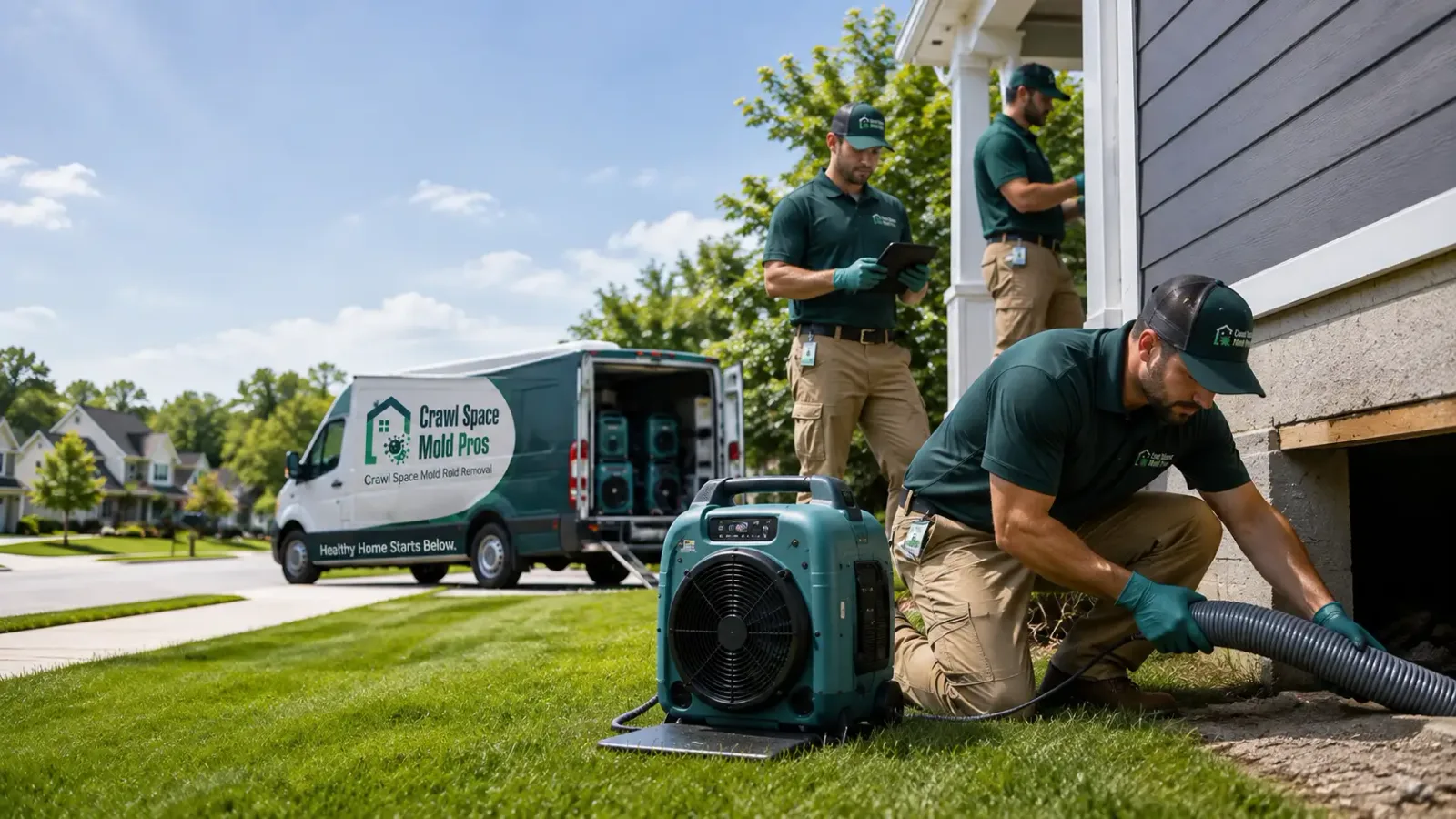 Crawl Space Mold Removal in Arcola, IL